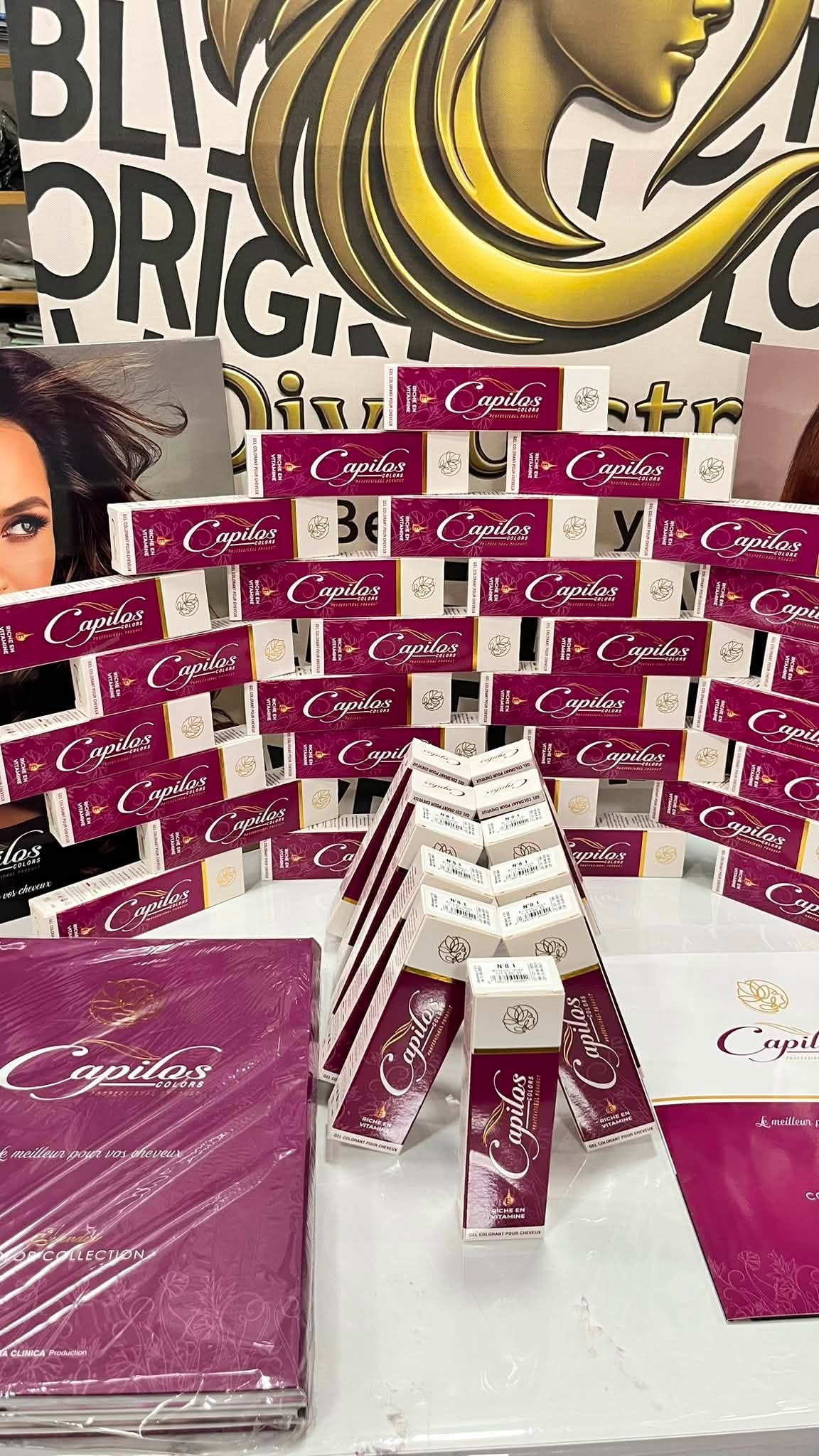 Pack Coloration Professionnel CAPILOS – Coloration Gel 15 Minutes 60 ML