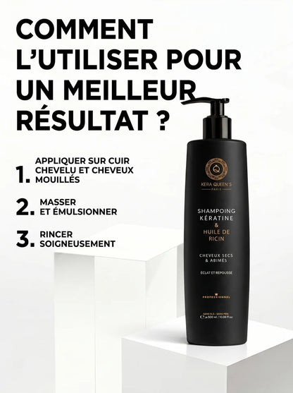 Kit Rituel Trio Kératine & Huile de Ricin