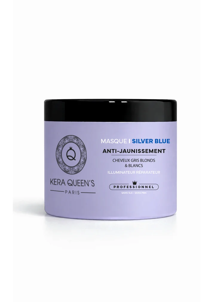 Kit Rituel Trio Kératine & Silver Bleu .