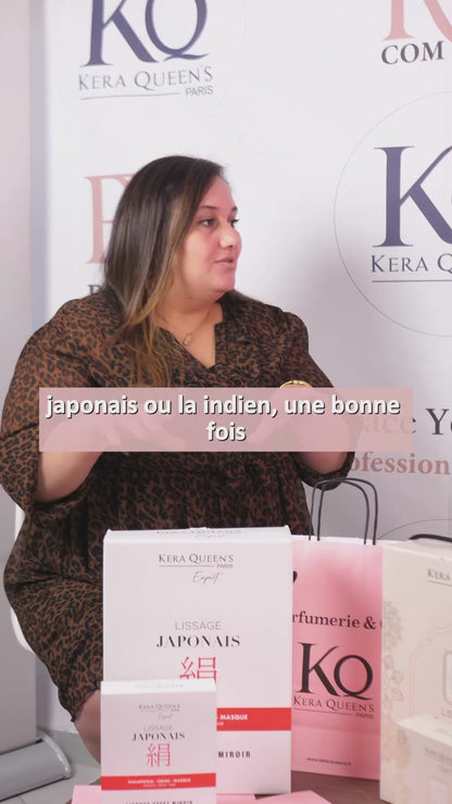 Lissage Indien  Anti-Frizz  3 x 1 Litre  KERA QUEENS EXPERT PARIS.